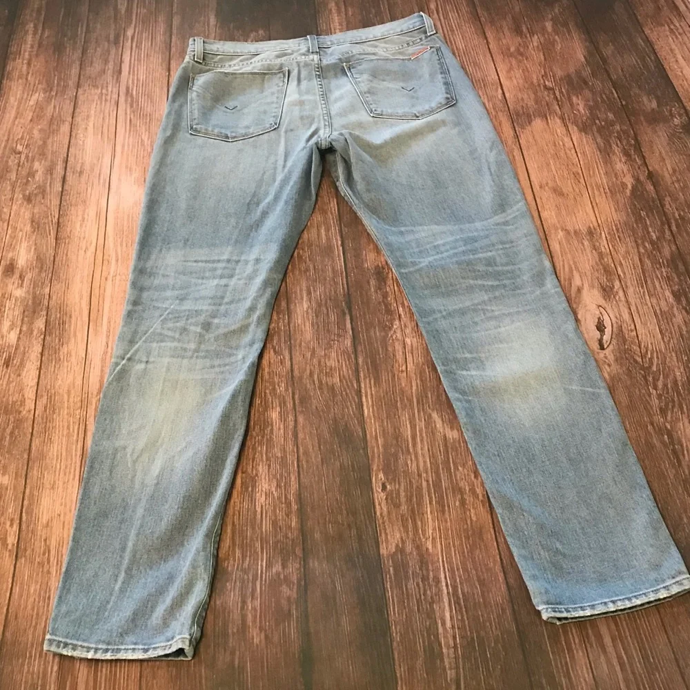 Hudson Riley Cropped Relax Straight Jeans Size 27 - Picture 10 of 11